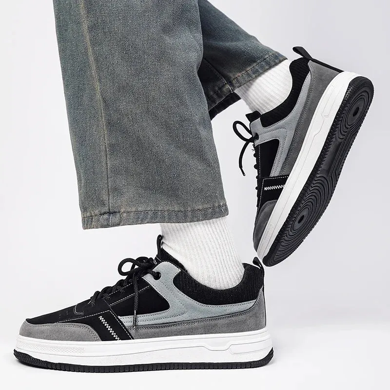 Retro Patchwork Sneakers