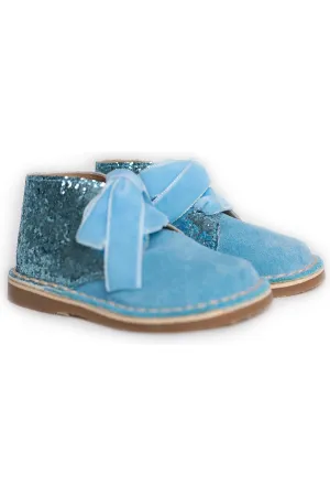 Rochy Blue Glitter Boots NON RETURNABLE