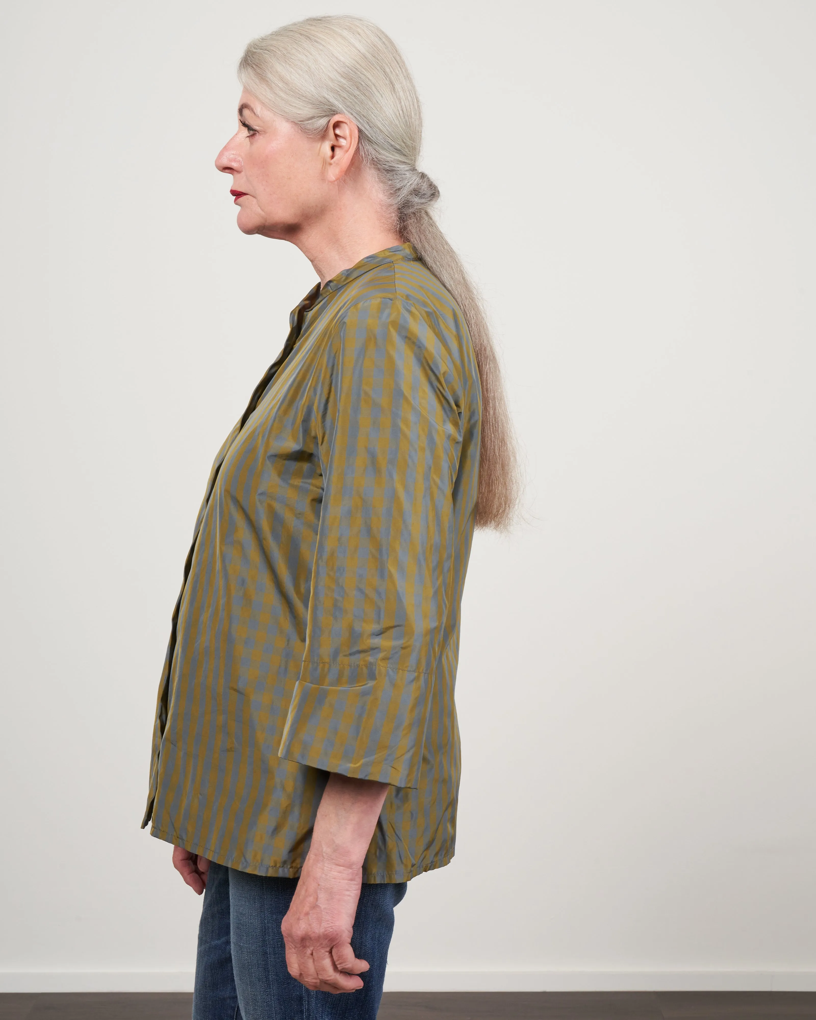roundneck button up top - aspalenti