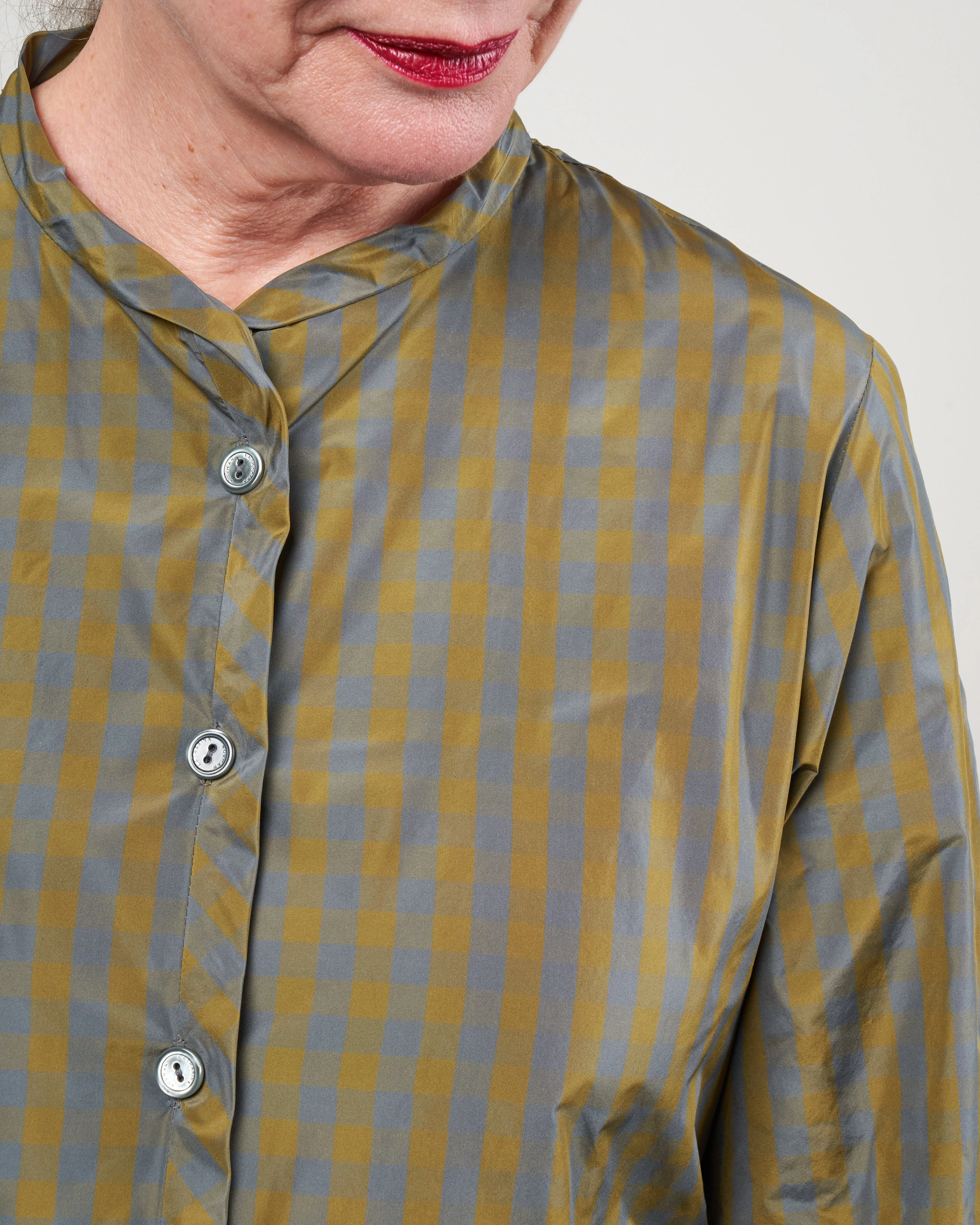roundneck button up top - aspalenti