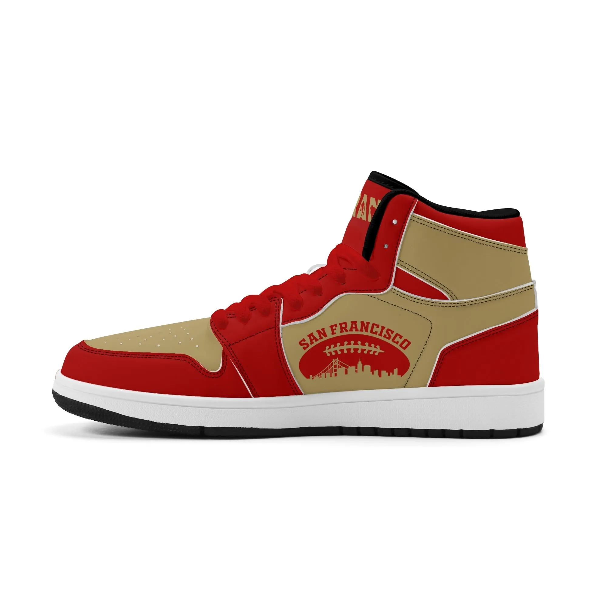 San Francisco Football Sports Team Themed Shoes