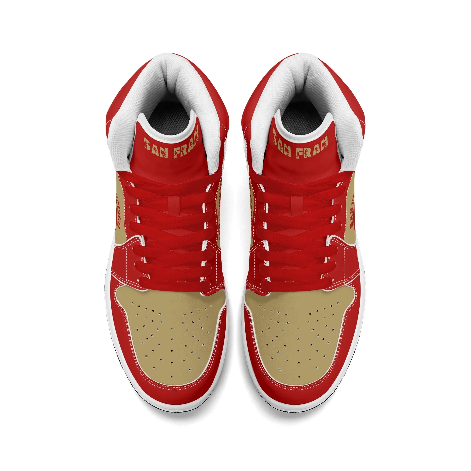 San Francisco Football Sports Team Themed Shoes