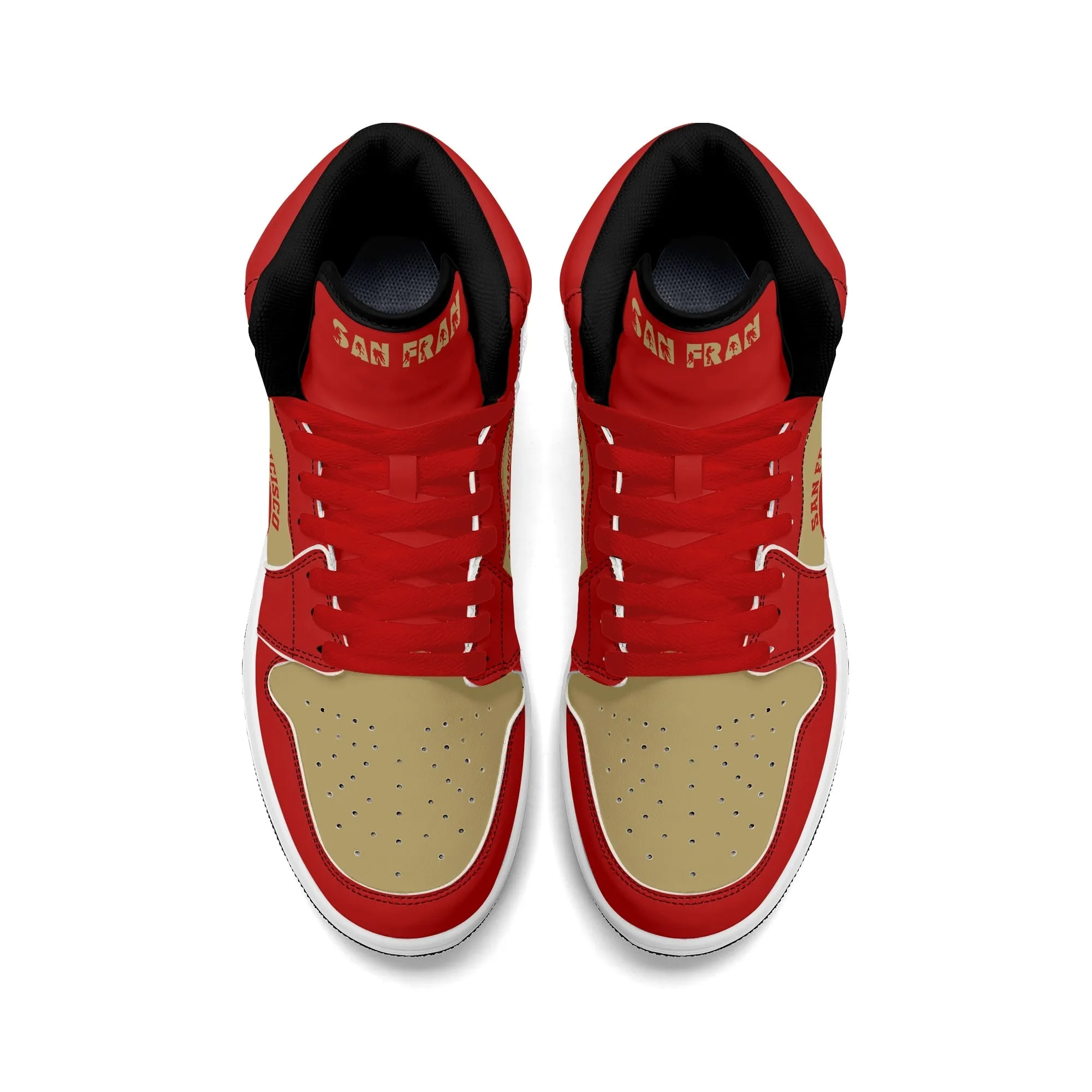 San Francisco Football Sports Team Themed Shoes