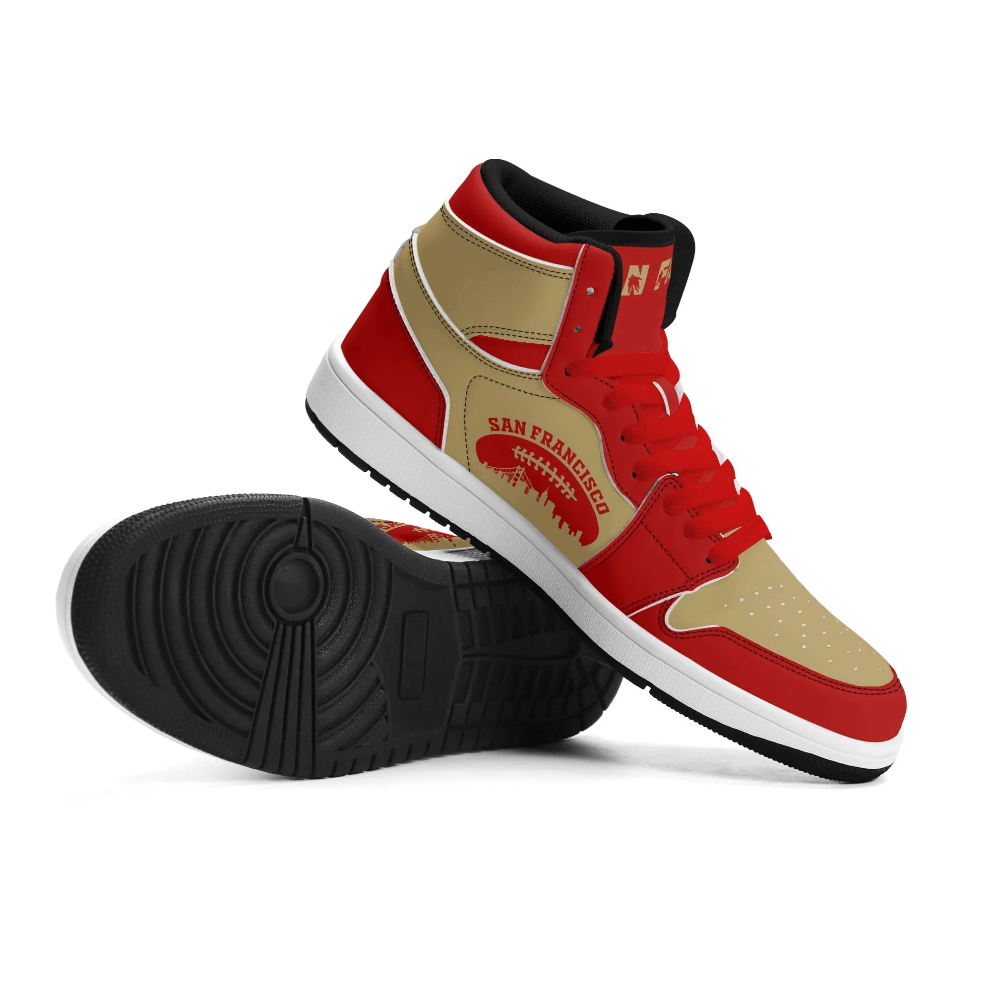 San Francisco Football Sports Team Themed Shoes