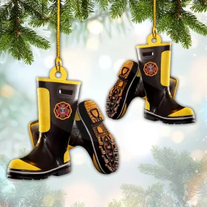 Shaped Ornament - Firefighter Boots - Nt168 - Loop - Or047
