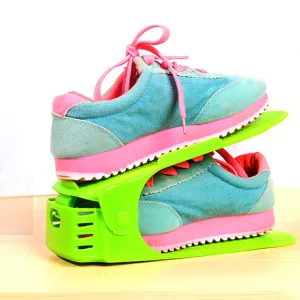 Shoe Stacker - The Adjustable Shoe Rack Space Saver