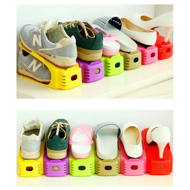 Shoe Stacker - The Adjustable Shoe Rack Space Saver