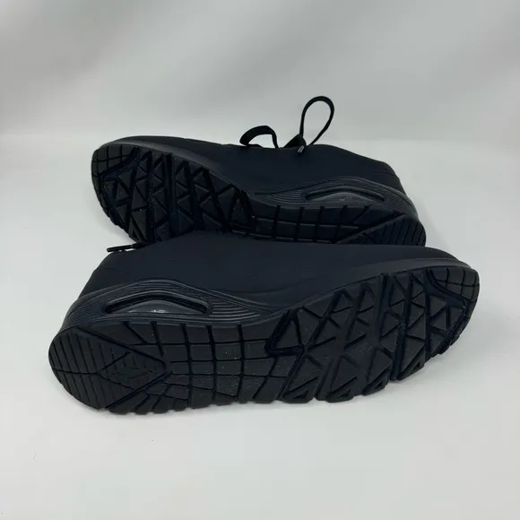 Sketchers Uno Stand On Air Walking Sneakers Men’s Black size 9.5 #52458w