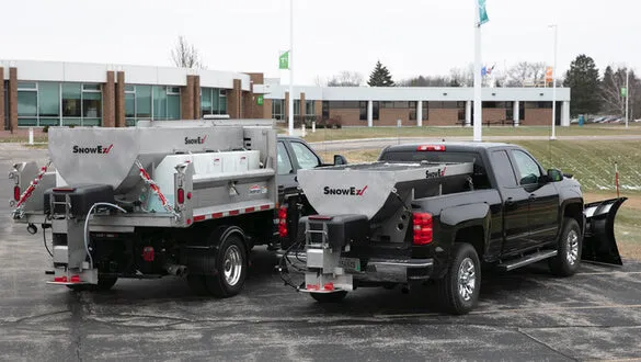 SnowEx HELIXX Stainless Steel Hopper Spreader