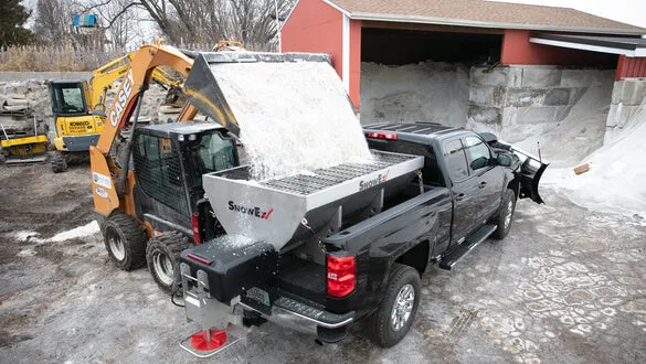 SnowEx HELIXX Stainless Steel Hopper Spreader