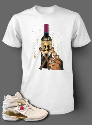 T Shirt To Match Retro Air Jordan 8 Championship Shoe