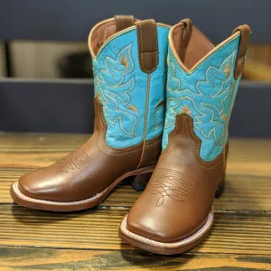 Tanner Mark "Aubrey" Turquoise top Kid's Boot