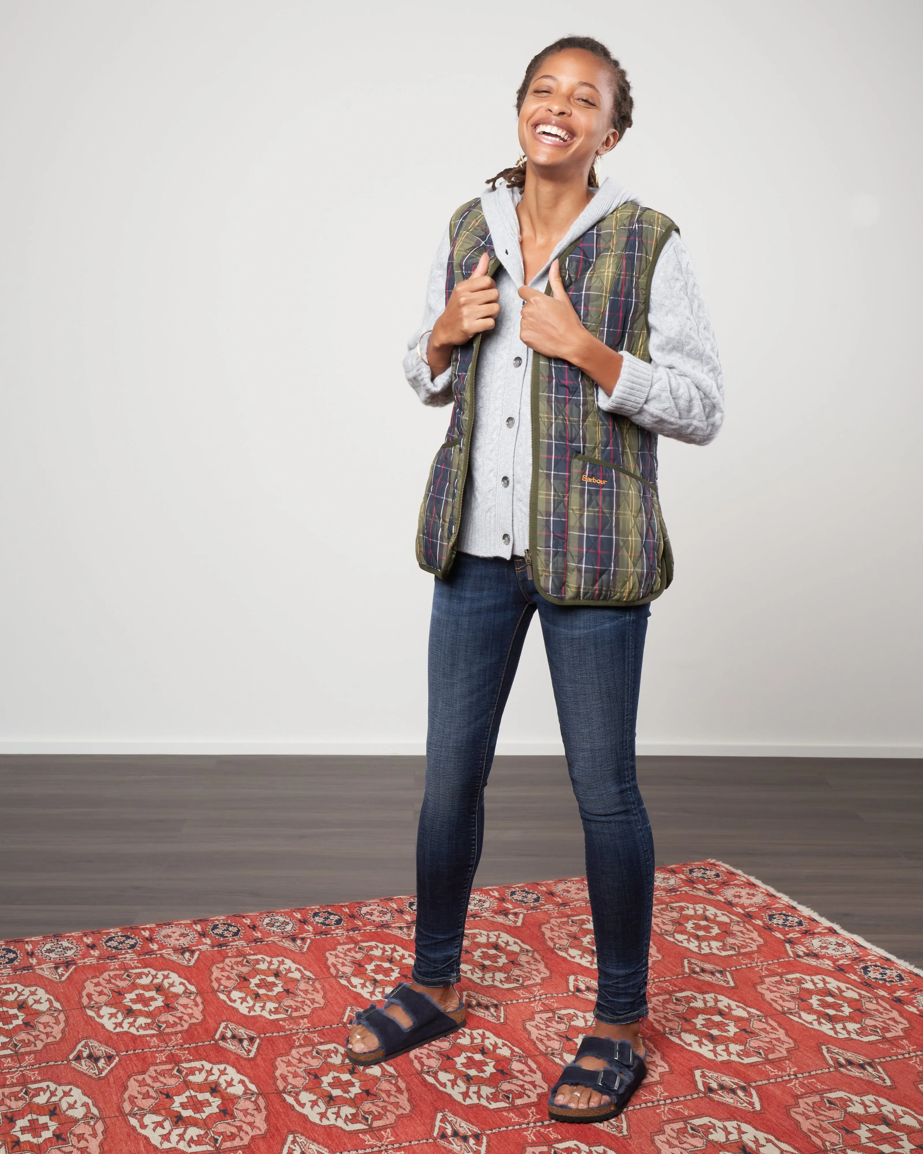 tartan betty liner - classic tartan
