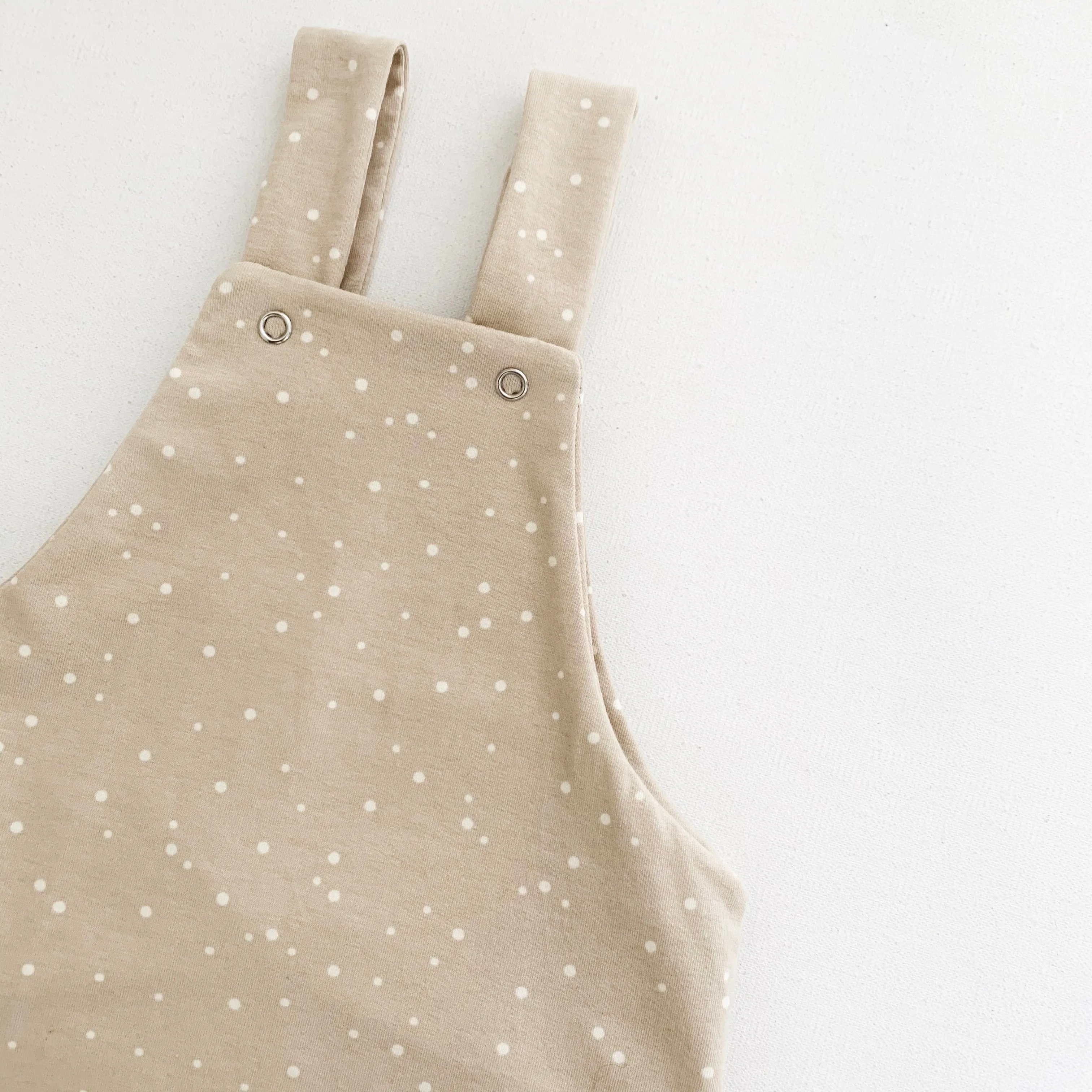 THE COTTON BARN DOT DUNGAREES