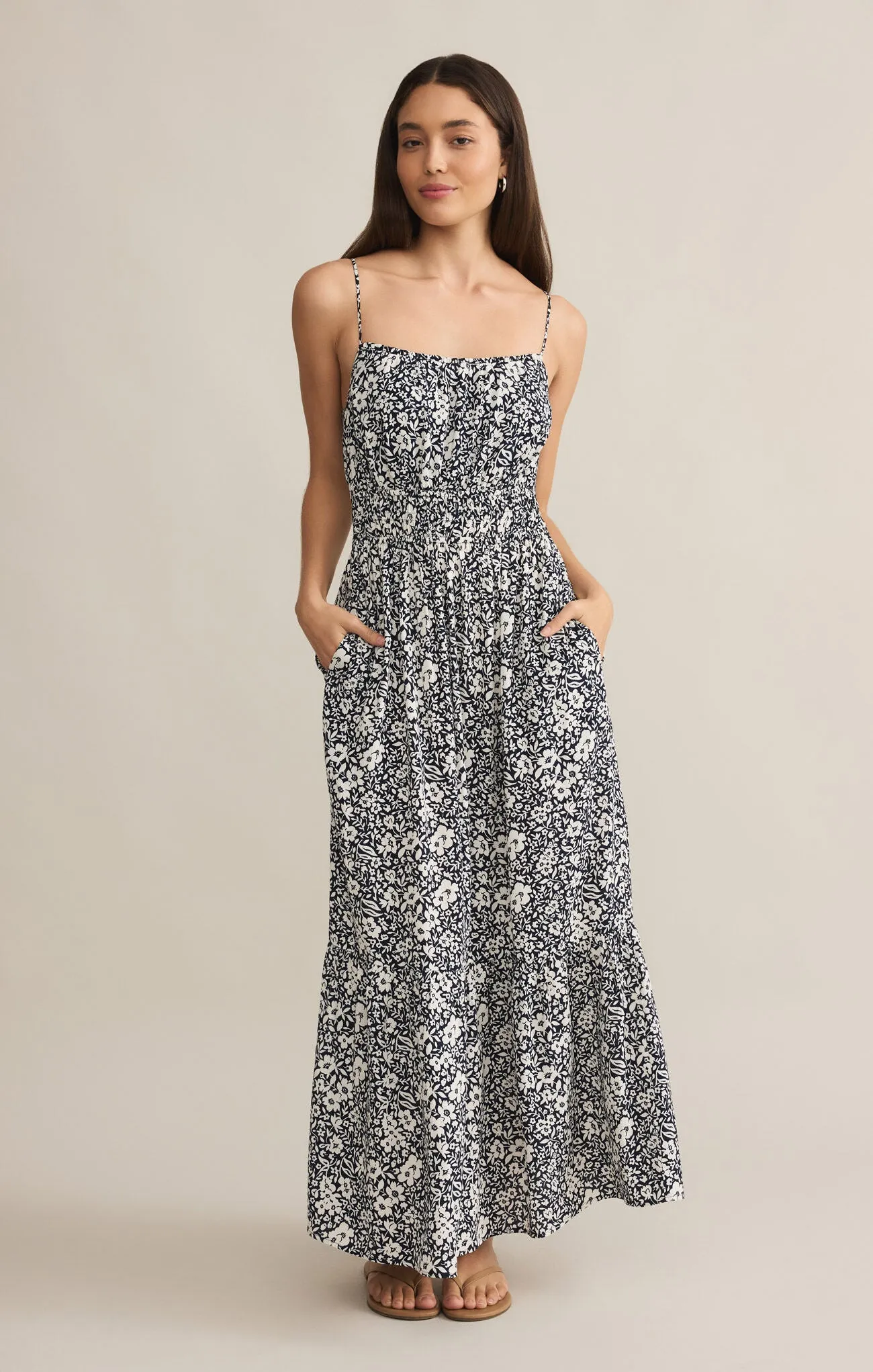 The Toluca Ynez Floral Maxi Dress
