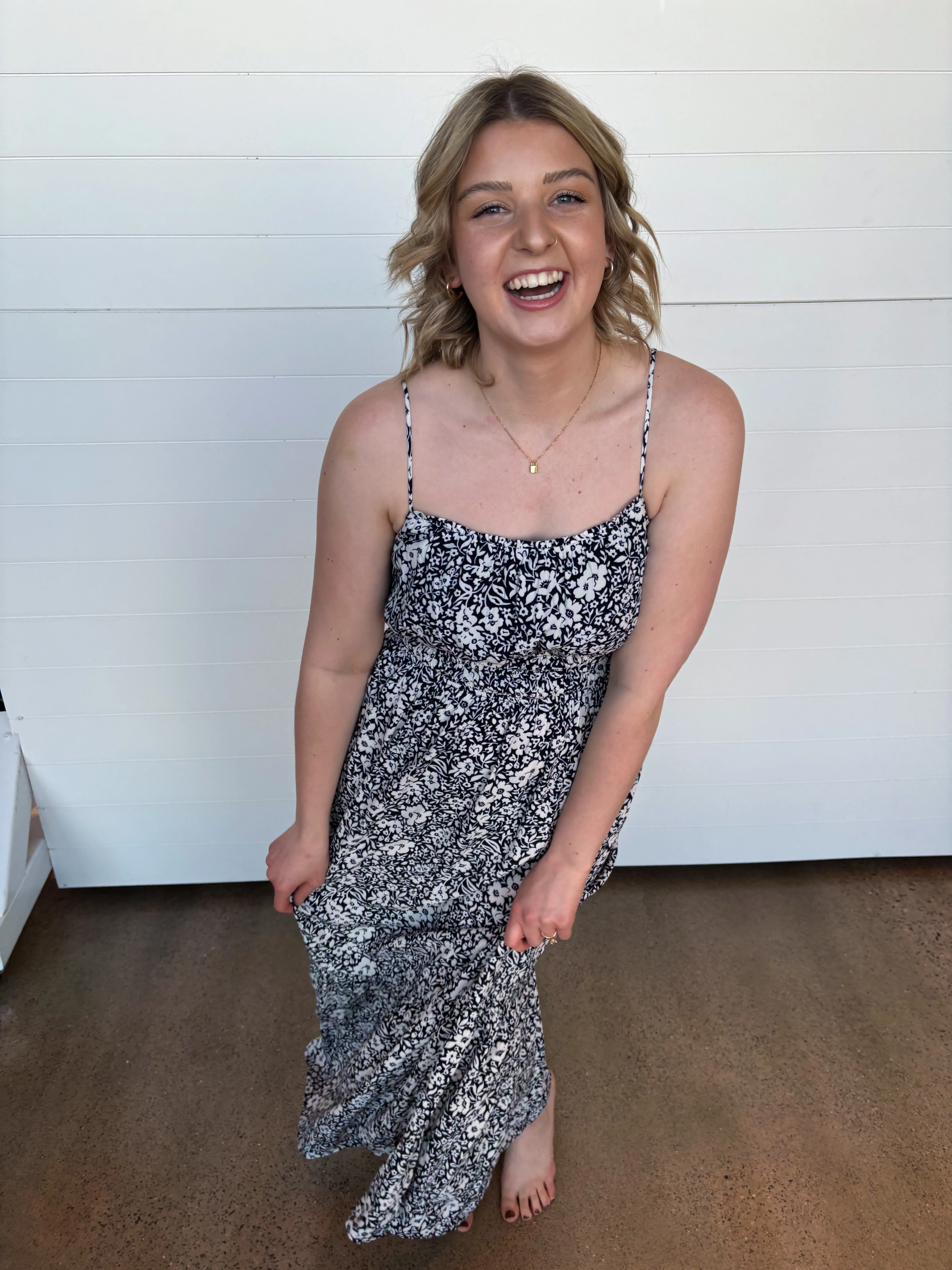 The Toluca Ynez Floral Maxi Dress
