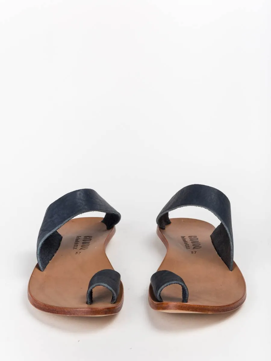 thong sandal - navy
