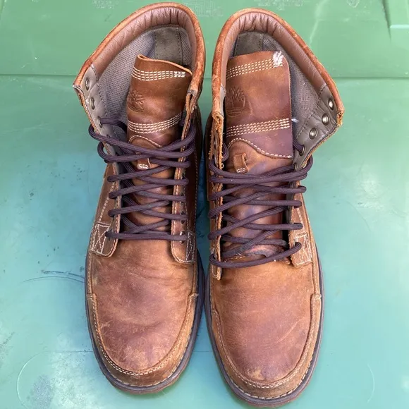 Timberland Heritage Earthkeepers 6&quot; Lace-Up Boot Burnished Brown 15551 size 10.5