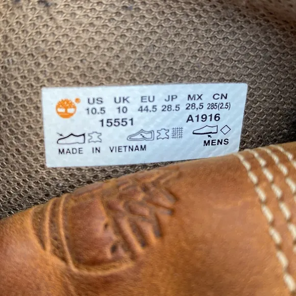 Timberland Heritage Earthkeepers 6&quot; Lace-Up Boot Burnished Brown 15551 size 10.5