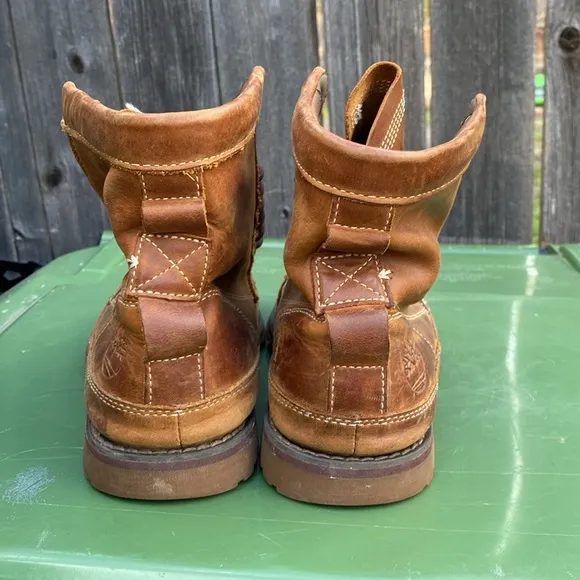 Timberland Heritage Earthkeepers 6&quot; Lace-Up Boot Burnished Brown 15551 size 10.5