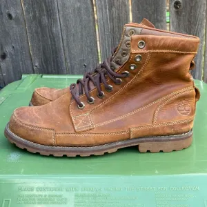 Timberland Heritage Earthkeepers 6&quot; Lace-Up Boot Burnished Brown 15551 size 10.5