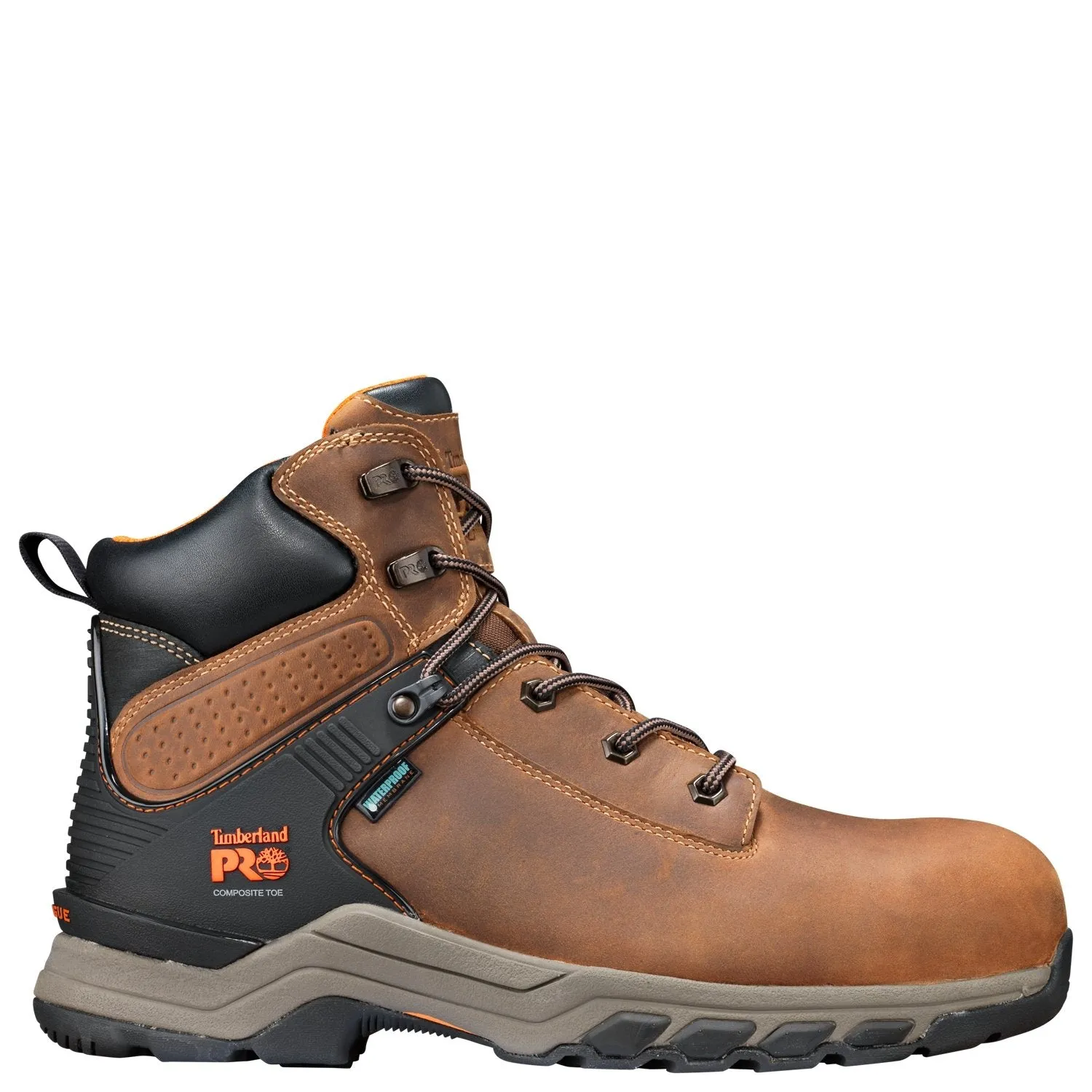 Timberland Men's Hypercharge 6-Inch Composite Toe Waterproof Work Boots