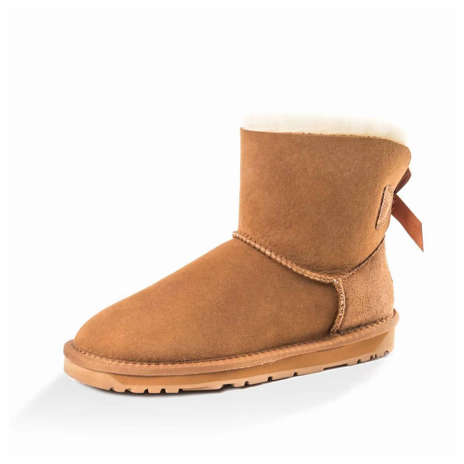 Ugg Boots Classic Mini Bailey Bow Chestnut 41