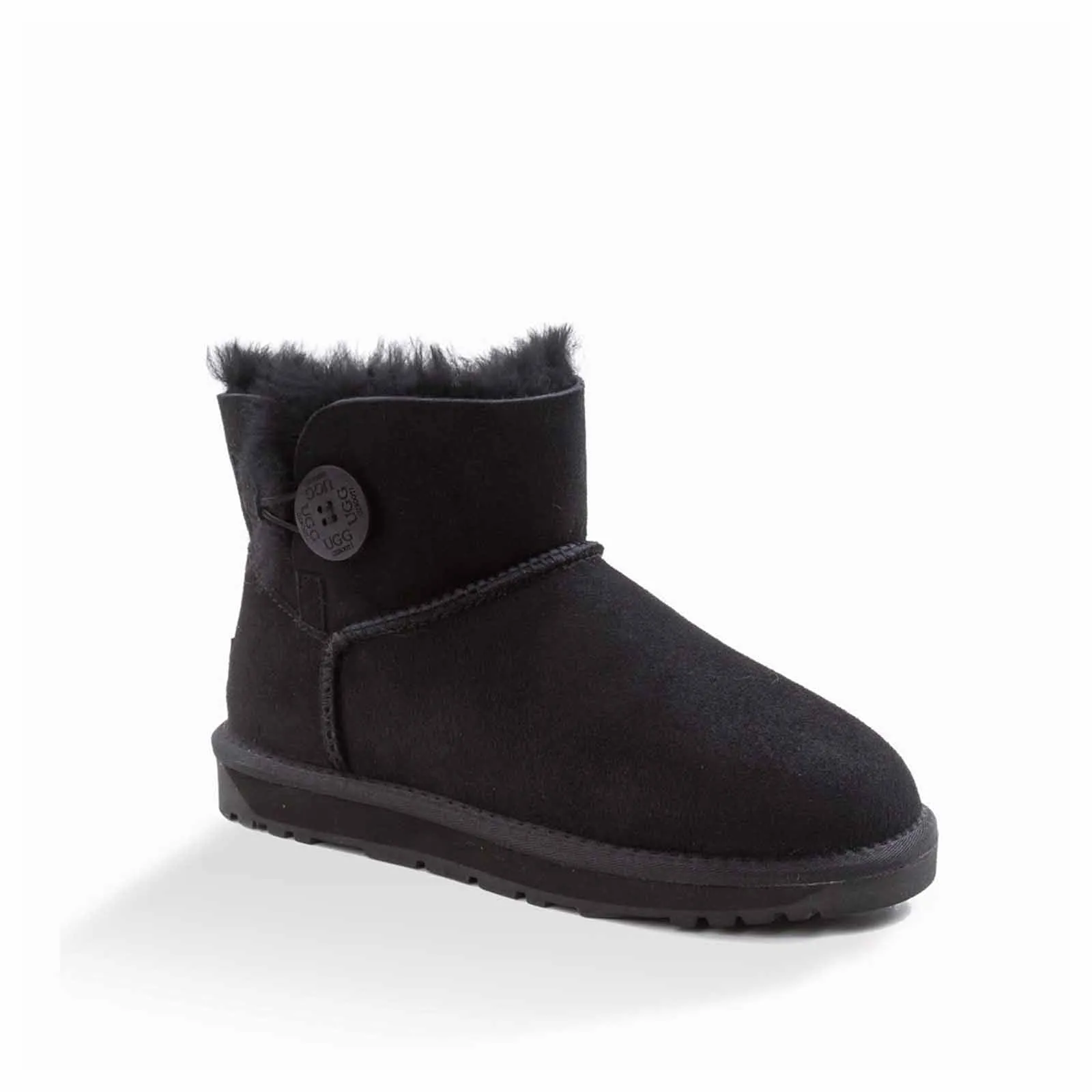 Ugg Boots Classic Mini Button Black 36