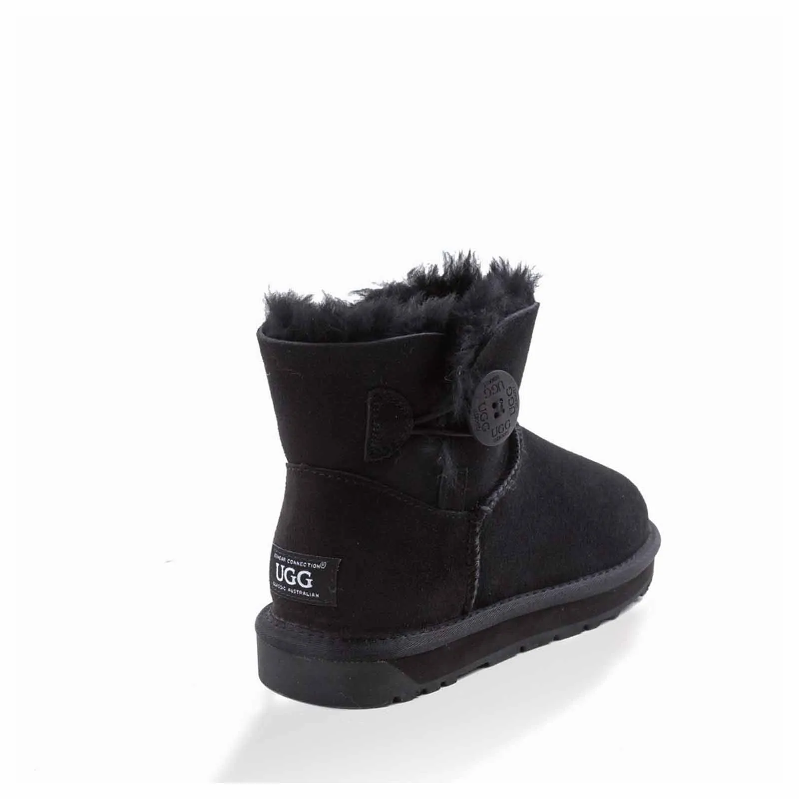 Ugg Boots Classic Mini Button Black 36