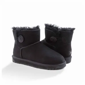 Ugg Boots Classic Mini Button Black 36