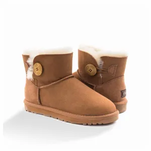 Ugg Boots Classic Mini Button Chestnut 39