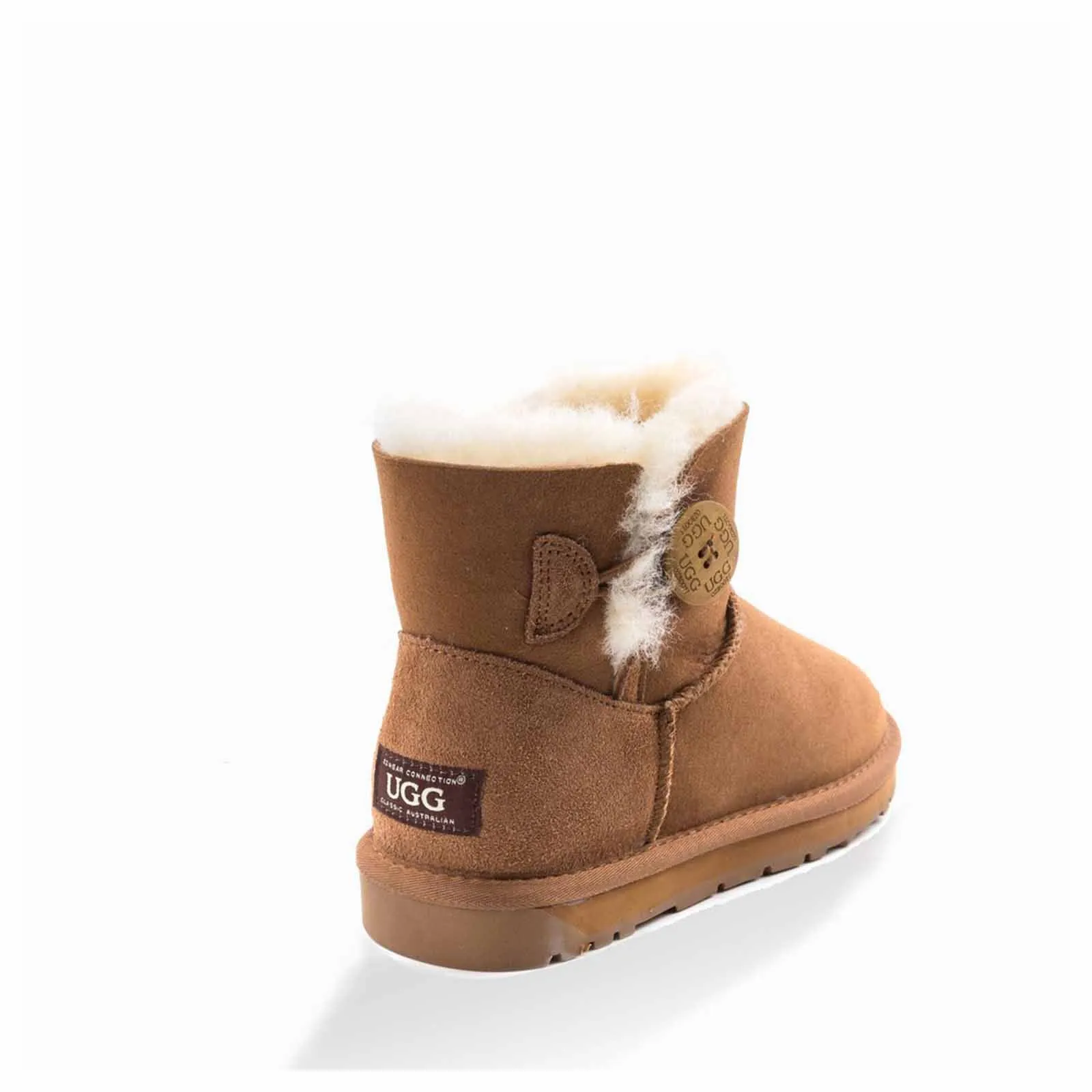Ugg Boots Classic Mini Button Chestnut 41