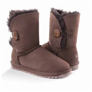 Ugg Boots Classic Short Button Chocolate 37
