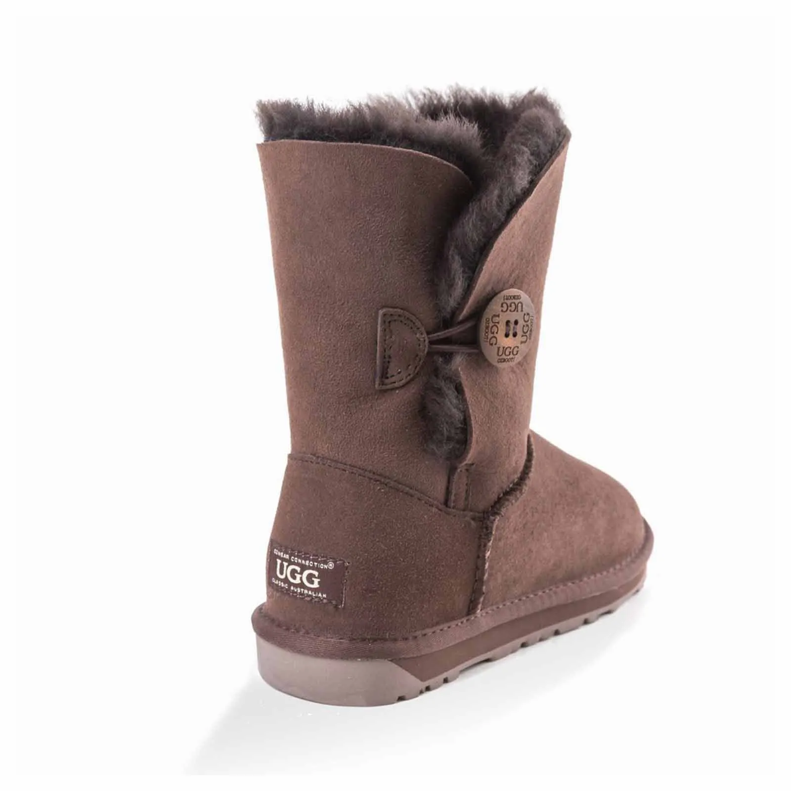Ugg Boots Classic Short Button Chocolate 39