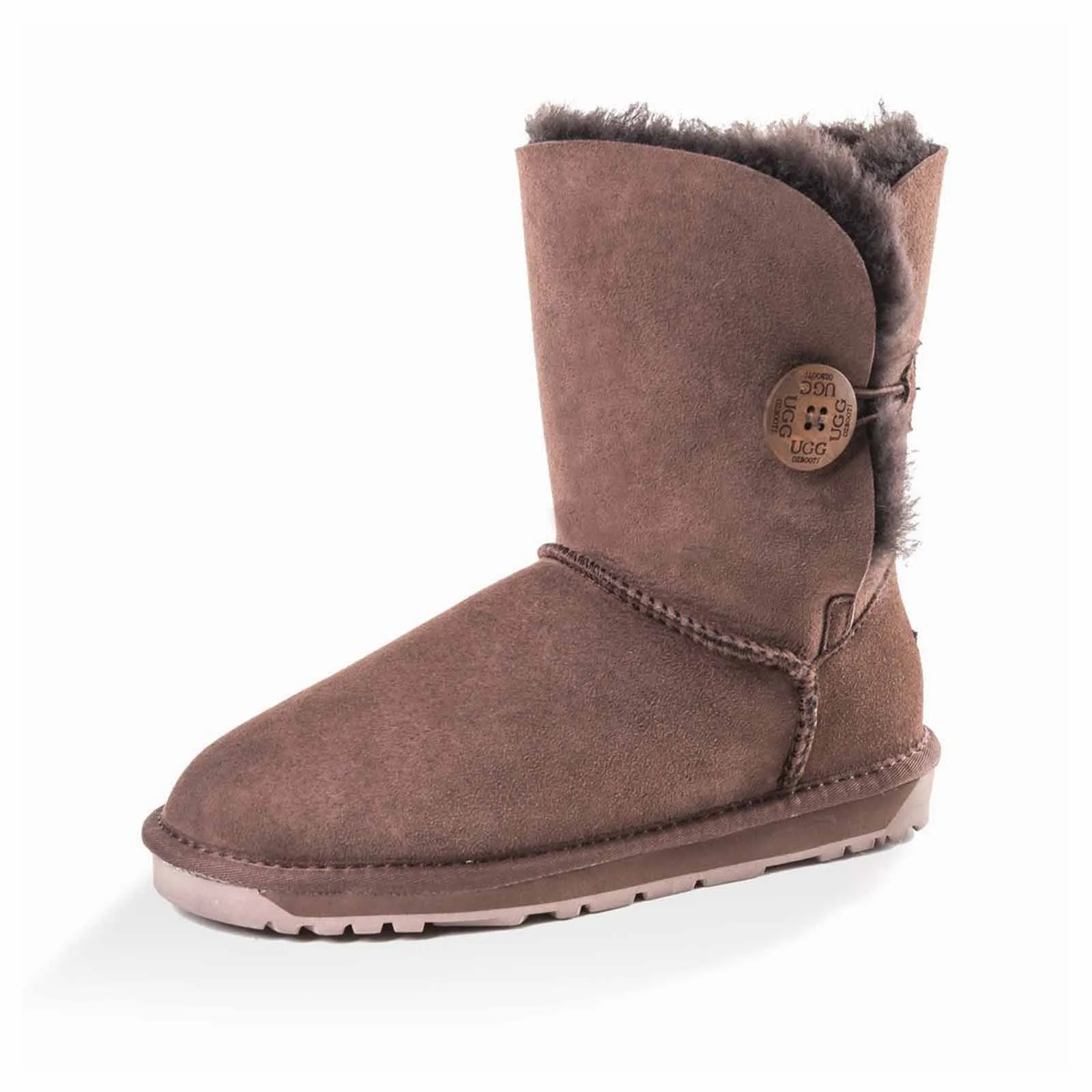 Ugg Boots Classic Short Button Chocolate 39