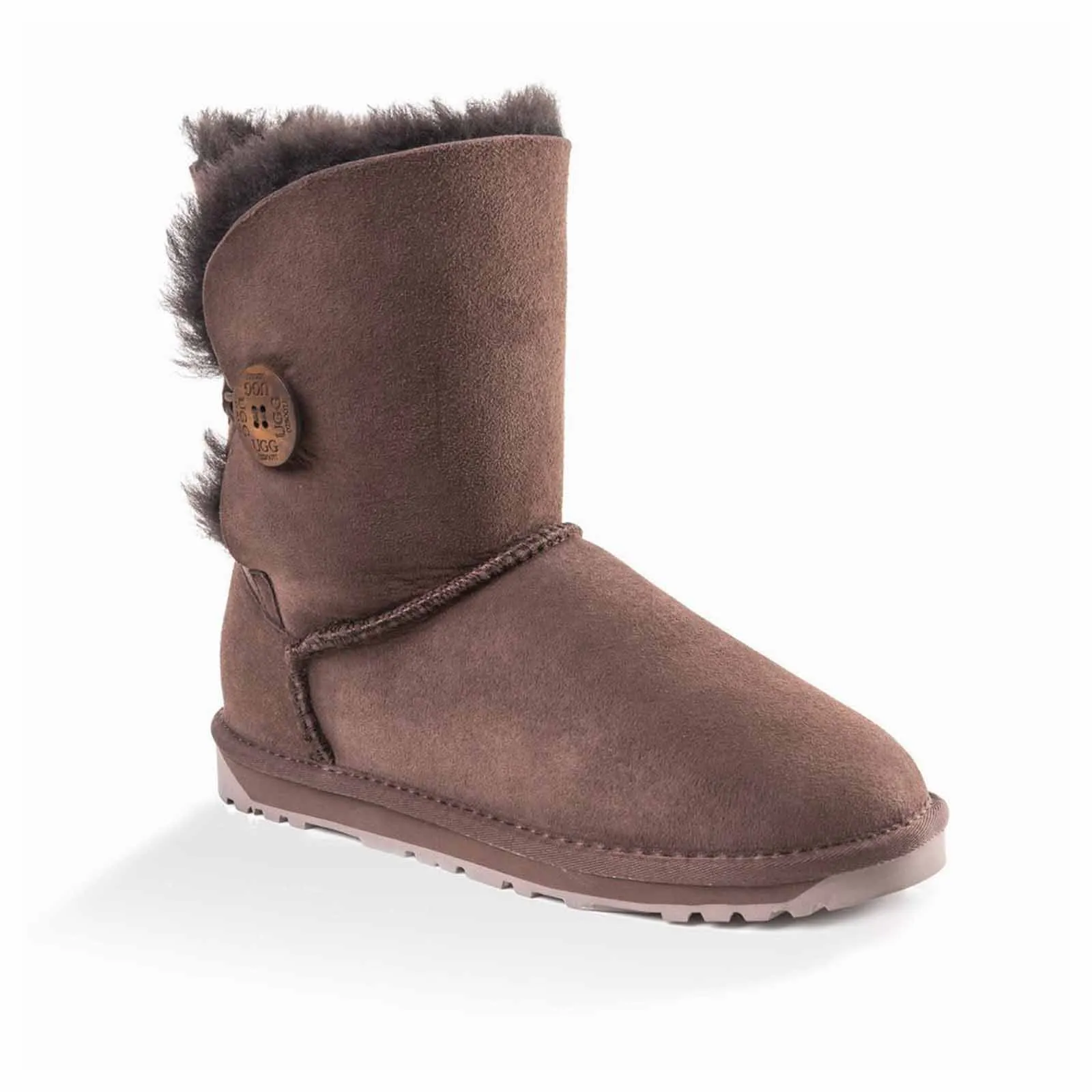 Ugg Boots Classic Short Button Chocolate 39