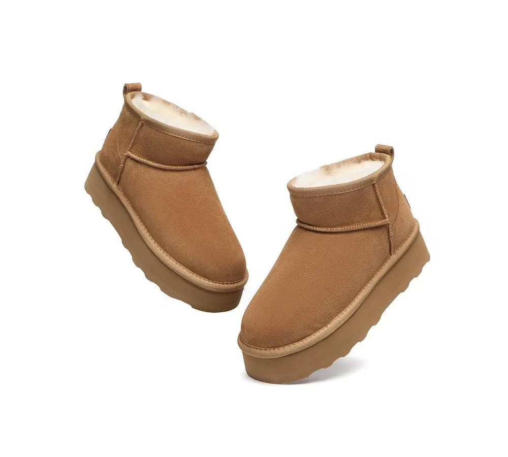 Ugg Mini Platform Boots Thick Bottom Ronnie