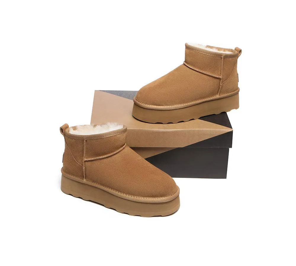 Ugg Mini Platform Boots Thick Bottom Ronnie