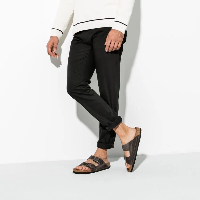 UNISEX BIRKENSTOCK ARIZONA SOFT FOOT BED OILED LEATHER | IRON