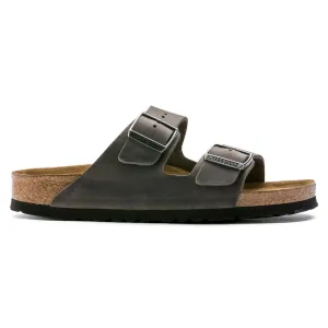 UNISEX BIRKENSTOCK ARIZONA SOFT FOOT BED OILED LEATHER | IRON