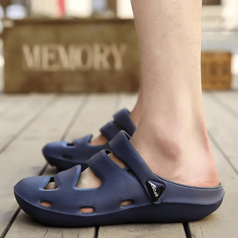 Unisex Soft Hollow Clogs Slippers / Outdoor Rubber Crocs - SF0640