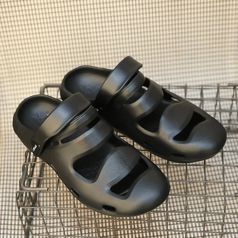 Unisex Soft Hollow Clogs Slippers / Outdoor Rubber Crocs - SF0640