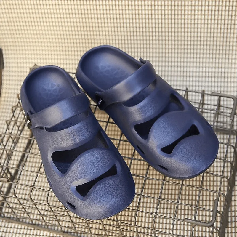Unisex Soft Hollow Clogs Slippers / Outdoor Rubber Crocs - SF0640