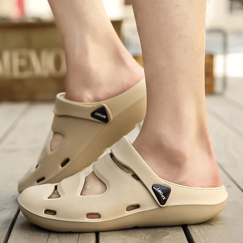 Unisex Soft Hollow Clogs Slippers / Outdoor Rubber Crocs - SF0640