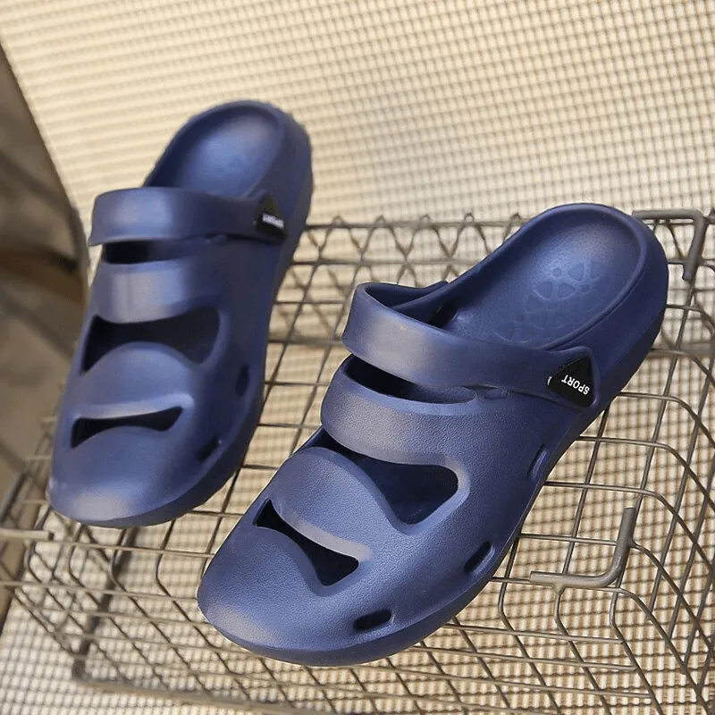 Unisex Soft Hollow Clogs Slippers / Outdoor Rubber Crocs - SF0640
