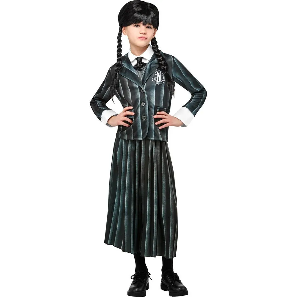 Wednesday Nevermore Academy Black Costume (Netflix), Child