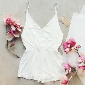 White Avalon Romper