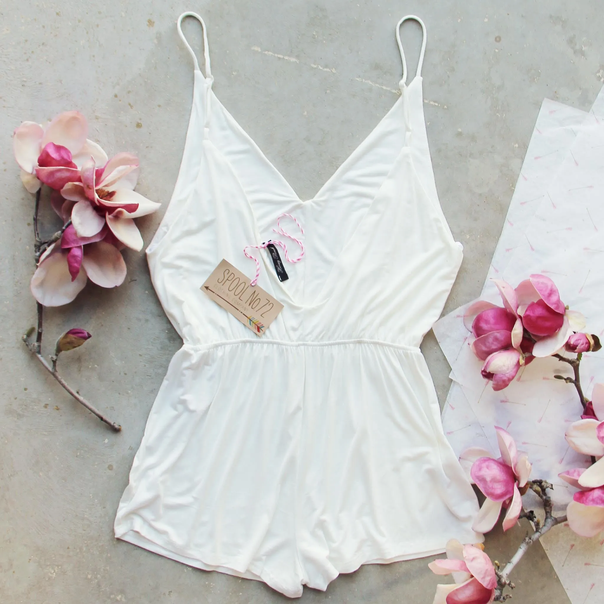 White Avalon Romper
