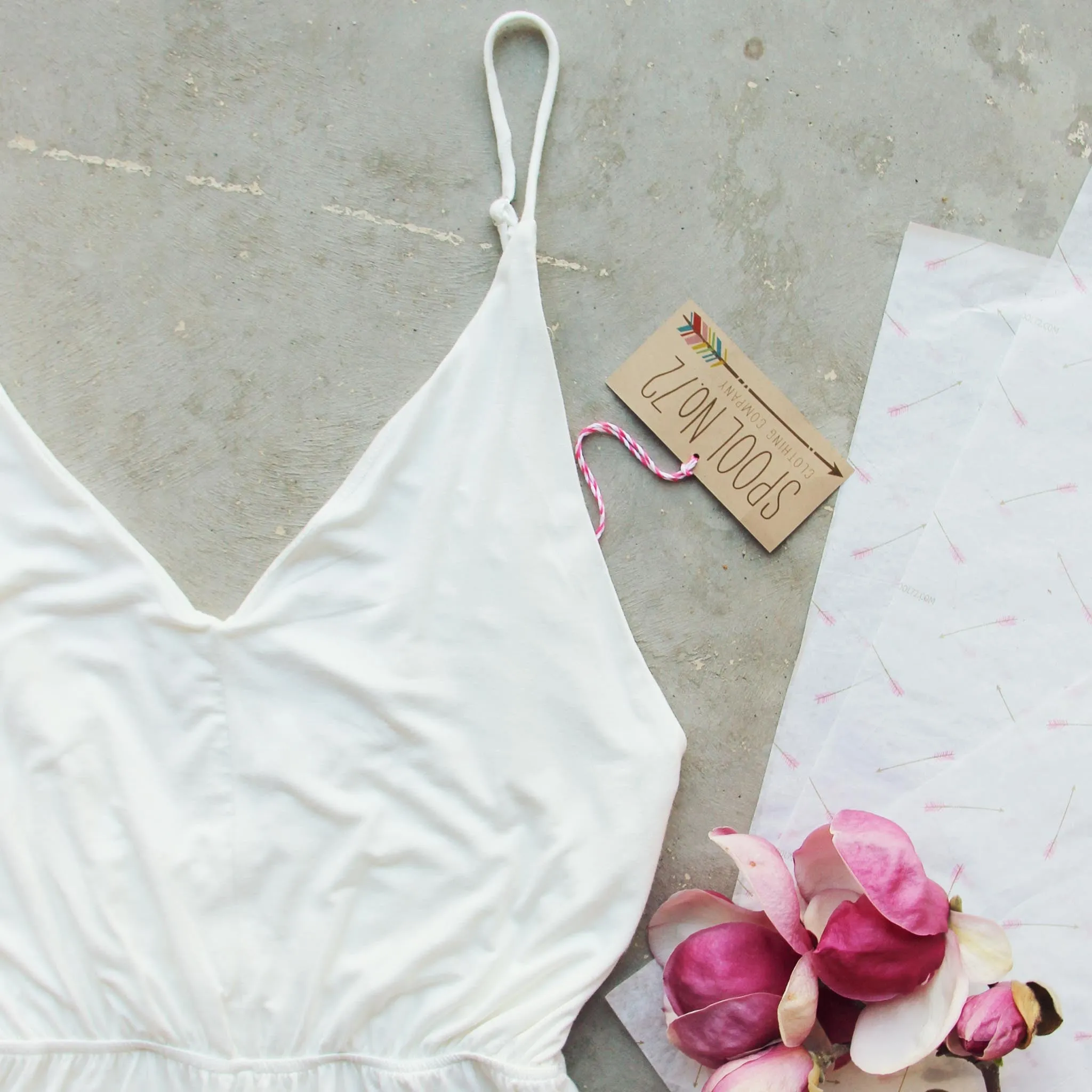 White Avalon Romper