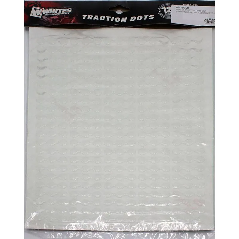 WHITES TRACTION DOTS CLR (390mmX280mm) SELF ADHESIVE TD120C